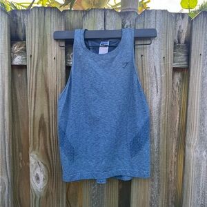 Gymshark Blue Racerback Tank Top